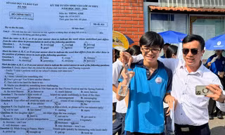 Nhận định đề thi tiếng Anh vào lớp 10 tại Hà Nội: Nhiều thí sinh tự tin đạt điểm cao
