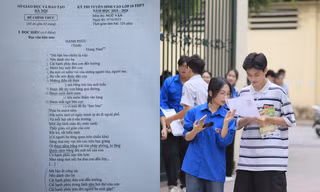 Đề thi môn Văn vào lớp 10 tại Hà Nội: Câu nghị luận bàn về "niềm vui tuổi học trò"