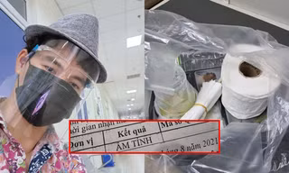 NSƯT Xuân Bắc thông báo kết quả xét nghiệm COVID-19 sau khi có dấu hiệu sốt cao, mỏi cơ