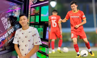 "in4" của Nguyễn Hai Long - chân sút nhận danh hiệu Cầu thủ xuất sắc nhất trận đấu với U23 Malaysia