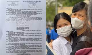 Đề thi môn Văn vào lớp 10 tại Hà Nội: Nghị luận văn học là tác phẩm "Đồng chí"