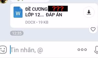 Học sinh lớp 12 "khoe" đề cương ôn tập, nhìn tên môn học nhiều người lại "bật ngửa"