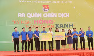 Tuổi trẻ Hà Nội ra quân chiến dịch Kỳ nghỉ hồng, Hành quân xanh năm 2024