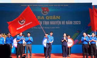 Ra quân chiến dịch Thanh niên tình nguyện Hè 2023: Nơi thanh niên được cống hiến và trưởng thành