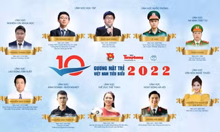 Gương mặt trẻ Việt Nam tiêu biểu 2022: Đương đầu với thử thách để tạo dấu ấn tuổi trẻ