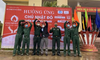 Những người lính trẻ Đà Nẵng hào hứng với Chủ nhật Đỏ 