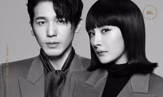 Dương Mịch cá tính với tóc ma-nơ-canh, sánh đôi cùng Bạch Vũ trên Harper's BAZAAR