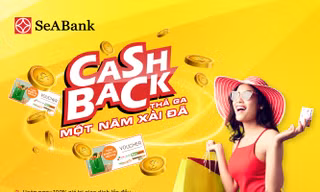 ‘Cashback thả ga – Một năm xài đã’ cùng thẻ Seabank