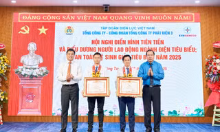 EVNGENCO3 biểu dương gương điển hình tiên tiến và người lao động tiêu biểu năm 2025