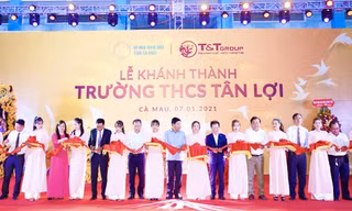 Tập đoàn T&T Group tài trợ xây dựng trường học tại tỉnh Cà Mau