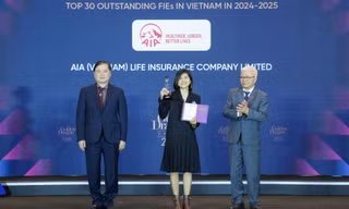 AIA Việt Nam được vinh danh tại giải thưởng rồng vàng 2025