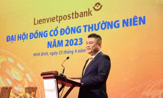 Ông Nguyễn Đức Thụy tiếp tục làm Chủ tịch HĐQT Lienvietpostbank 