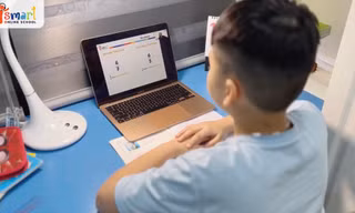 Bảo Thanh hào hứng với phương pháp giúp Bảo Bin tập trung cao độ khi học online