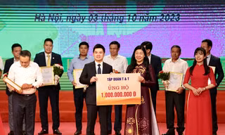 T&T Group ủng hộ 1 tỷ đồng cho Quỹ 'Vì người nghèo' thành phố Hà Nội