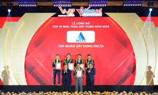 Delta Group ghi danh trong top 5 Nhà thầu Xây dựng năm 2024