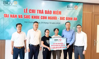 BIC chi trả hơn 1,4 tỷ đồng cho khách hàng tại Hải Dương