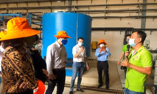 Văn phòng điều phối Nông thôn mới T.Ư tham quan dây chuyền xử lý rác tại Công ty VWS