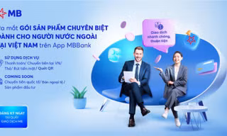 MB ra mắt dịch vụ dành cho người nước ngoài trên App MBBank