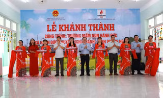 Khánh thành Trường Mầm non Hành Đức do BSR tài trợ