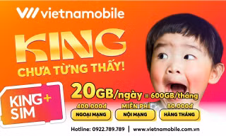 Sim King mới ra mắt với những ưu đãi choáng ngợp 