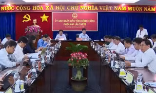 UBND tỉnh Bình Dương họp thông qua các nội dung trình HĐND