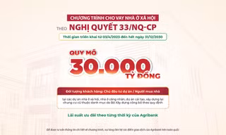 Agribank dành 30.000 tỷ đồng triển khai chương trình tín dụng ưu đãi lãi suất nhà ở xã hội