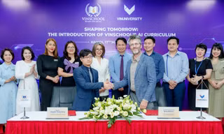 Vinschool triển khai chương trình giáo dục trí tuệ nhân tạo toàn diện từ mầm non đến lớp 12