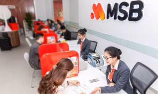 Lợi nhuận trước thuế vượt kế hoạch, MSB dự kiến chia cổ tức tối thiểu 15%