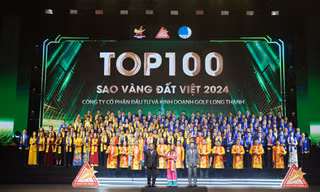 Golf Long Thành đón nhận giải thưởng Sao Vàng Đất Việt 2024