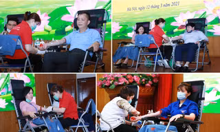 Cán bộ, công chức Kho bạc Nhà nước hưởng ứng chương trình hiến máu tình nguyện