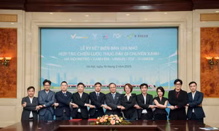 Hà Nội Metro hợp tác với Xanh SM, Vinbus, FGF và V-Green xây dựng mạng lưới giao thông xanh cho thủ đô
