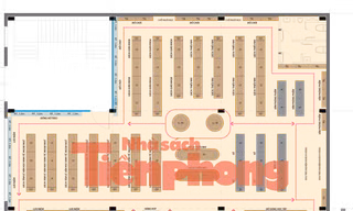 CTCP Tiền Phong thông báo mời thầu cung cấp lắp đặt quầy kệ kính, kệ gỗ cho nhà sách tại Ninh Bình