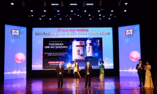 Fucoidan Umi No Shizuku 3 năm liên tiếp đạt giải thưởng Sản phẩm Vàng vì sức khỏe cộng đồng