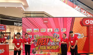 Hàng ngàn người tham gia sự kiện 'Tô Sắc Hè, Vẽ Trải Nghiệm' của văn phòng phẩm Deli tại Aeon Mall