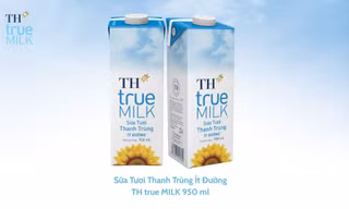 Sữa thanh trùng ít đường TH true MILK – lựa chọn thông minh cho sức khỏe cả gia đình