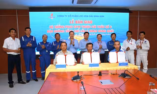 BSR nhập chuyến dầu thô đầu tiên sau bảo dưỡng phao rót dầu