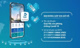 Chuyển tiền ủng hộ không cần nhớ số tài khoản ngay trên app của BIDV