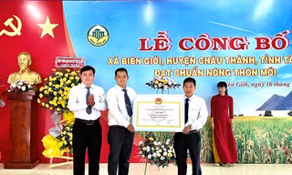 Tây Ninh phấn đấu hoàn thành mục tiêu xây dựng nông thôn mới