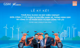 'Bạn Uống Tôi Lái' mua và thuê thêm 10.000 xe máy điện VinFast từ GSM