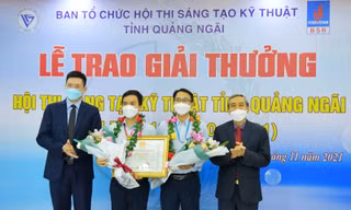 BSR đạt 7 giải thưởng tại Hội thi Sáng tạo Kỹ thuật tỉnh Quảng Ngãi lần thứ 12