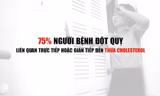 Thừa cholesterol làm tăng nguy cơ đột quỵ