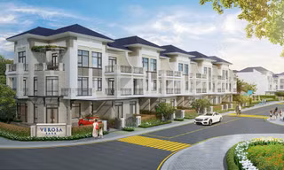 Verosa Park ghi dấu ấn khác biệt với phong cách kiến trúc Tân Cổ Điển (Neo Classic), chắt lọc tinh hoa của trường phái kiến trúc Baroque và Rococo đậm chất Ý và Hy Lạp