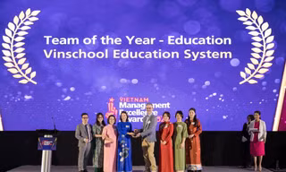 Vinschool nhận thêm giải thưởng quốc tế danh giá 'Đội ngũ lãnh đạo xuất sắc'
