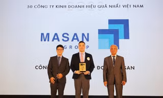 Masan 10 năm được vinh danh Top 50 Công ty kinh doanh hiệu quả nhất Việt Nam