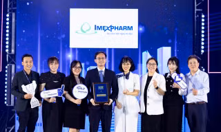 Imexpharm được vinh danh là top 5 công ty có môi trường làm việc tốt nhất Việt Nam
