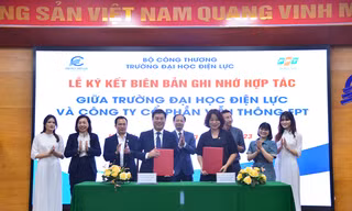 ĐH Điện lực và CTCPVT FPT ký kết biên bản ghi nhớ hợp tác về nghiên cứu và đào tạo trong lĩnh vực Điện tử - Viễn thông