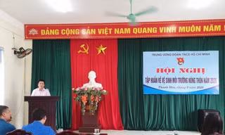 Tập huấn vệ sinh môi trường nông thôn cho các đội tuyên truyền viên 