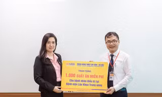 SHB ủng hộ 1.000 suất ăn cho bệnh nhân Bệnh viện Lão khoa Trung ương