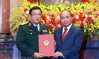 Thăng quân hàm Thượng tướng cho Thứ trưởng Quốc phòng Phạm Hoài Nam
