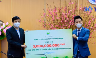 Ecopark dừng quảng cáo và sự kiện Tết để ủng hộ hàng tỷ đồng giúp Hải Dương chống Covid-19